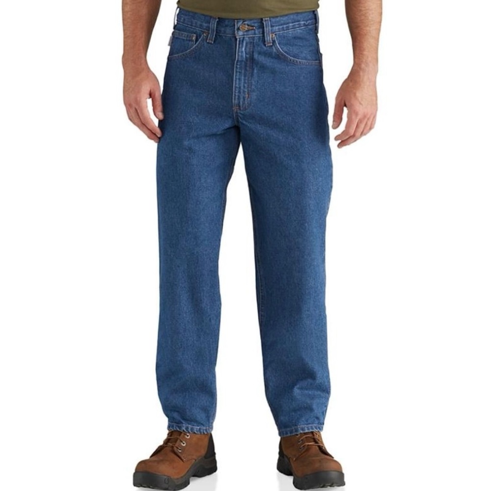 CARHARTT HEAVYWEIGHT RELAXED FIT TAPERED LEG JEAN